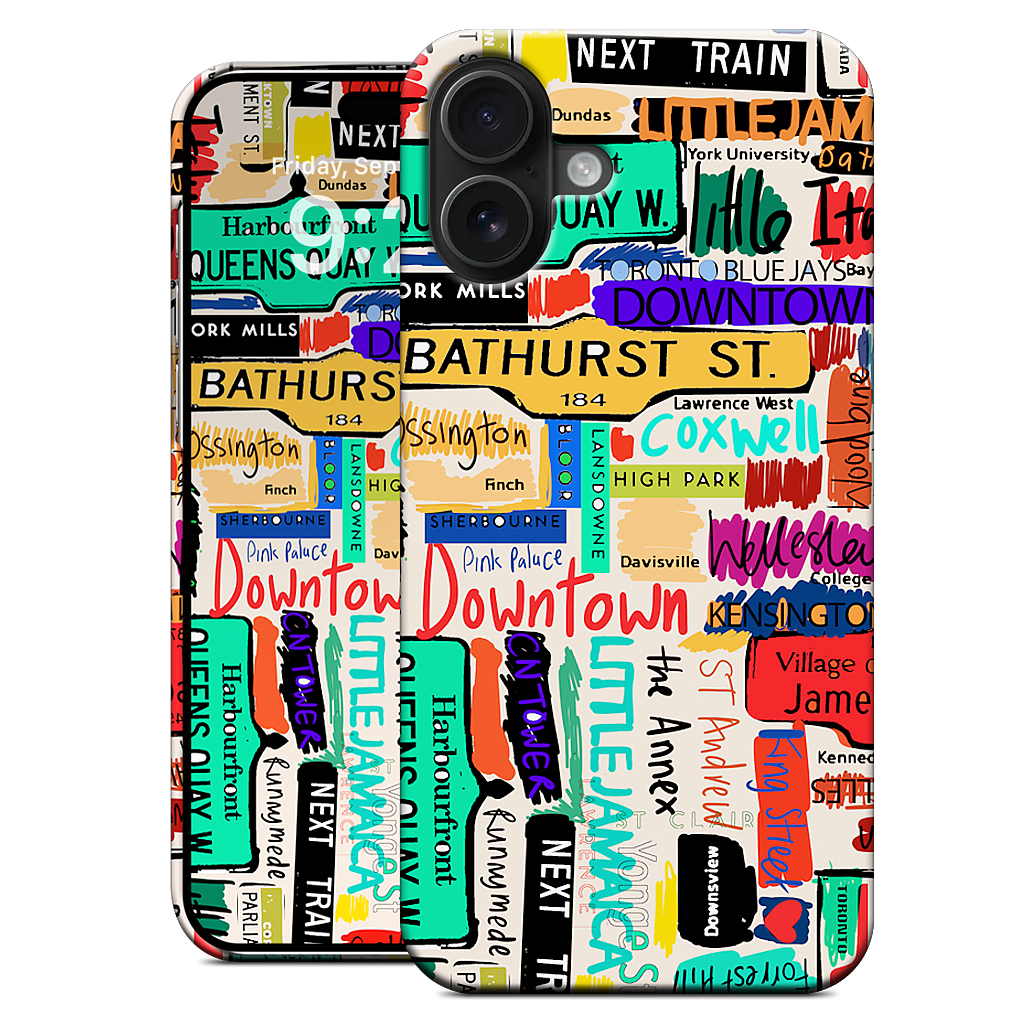 Toronto words iPhone Case