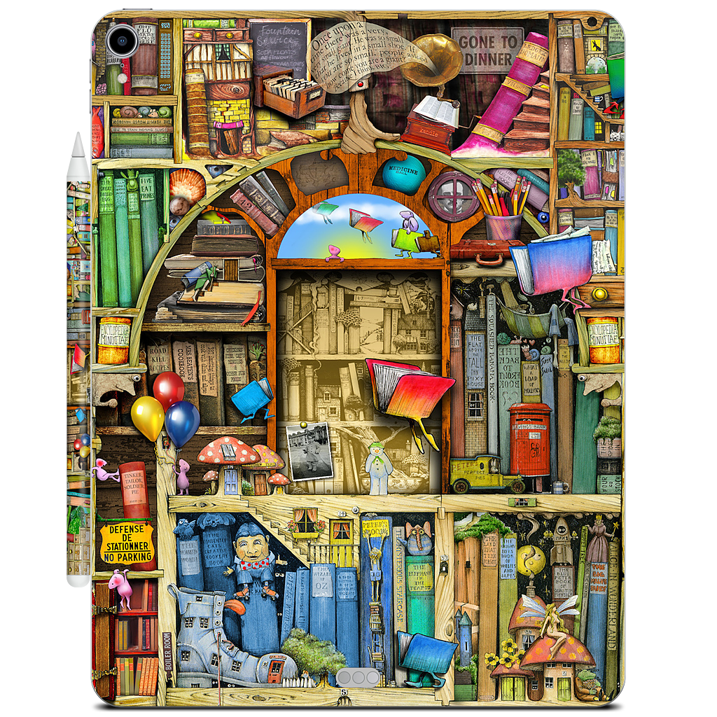 Bookshelf 2 iPad Skin