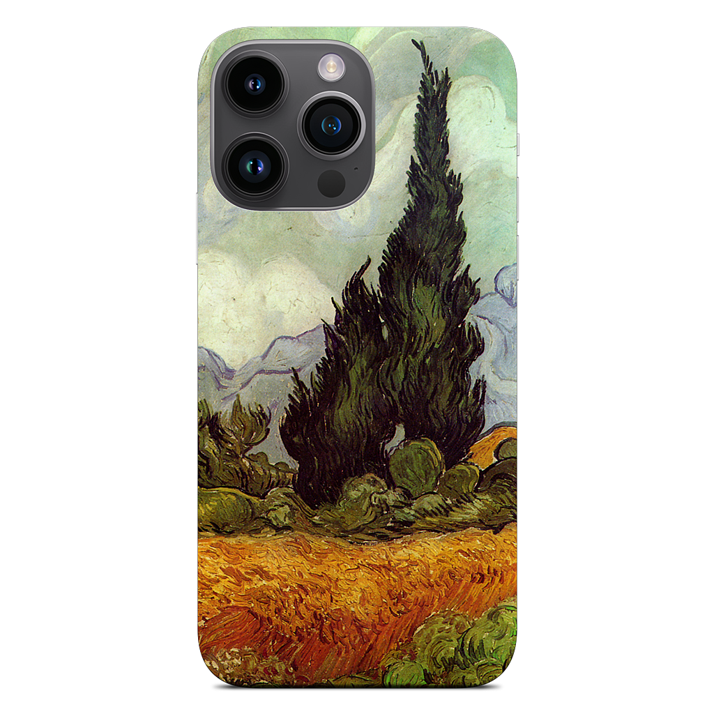 A Wheatfield with Cypresses iPhone Skin