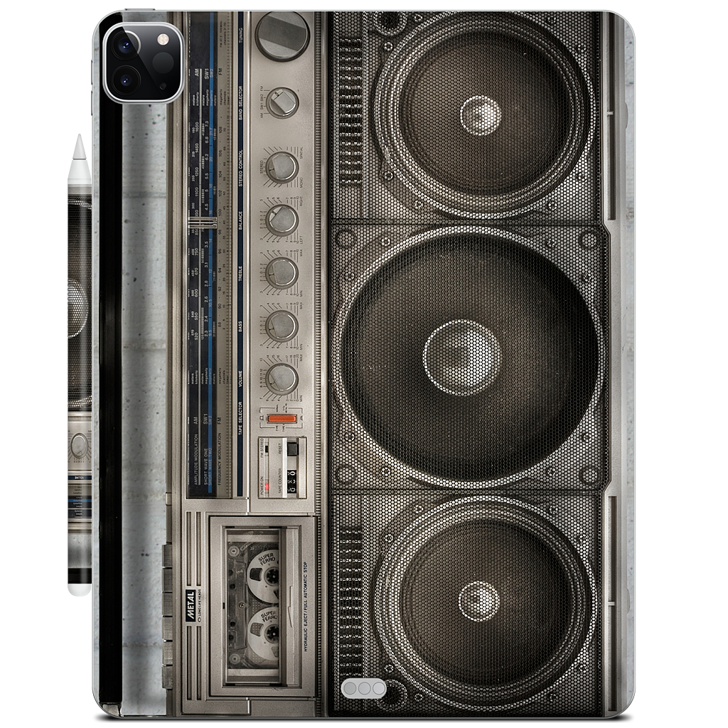 Boombox iPad Skin