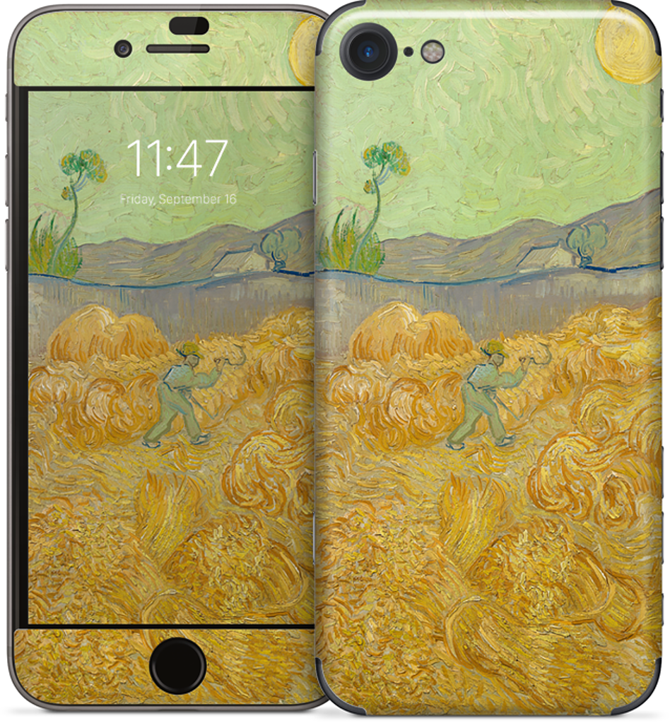 Wheatfield with a Reaper iPhone Skin