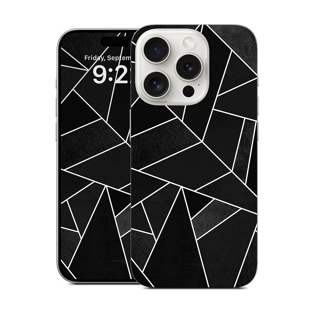 Black Stone iPhone Skin