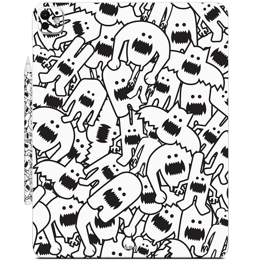 Monster Collage iPad Skin