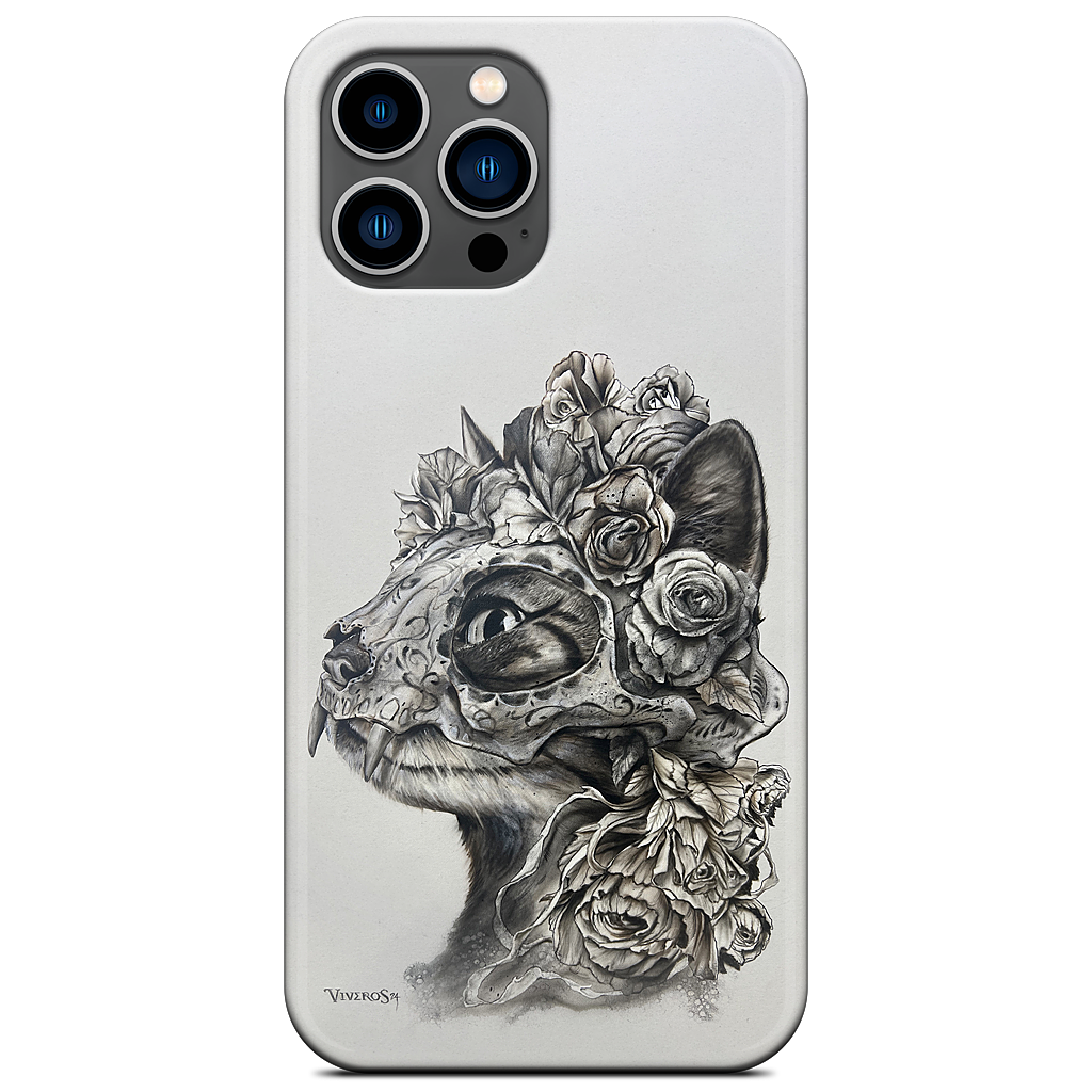 Muerte Cat iPhone Case