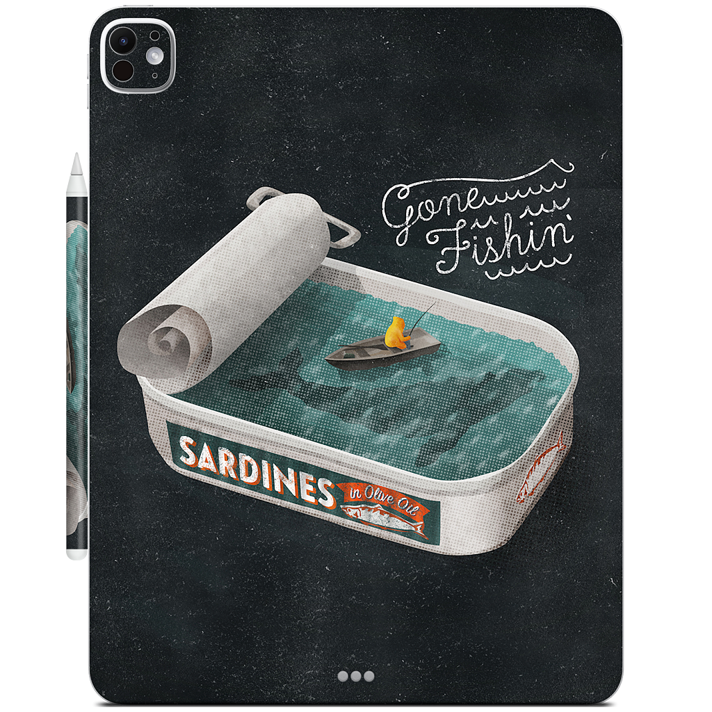 Gone Fishin' iPad Skin