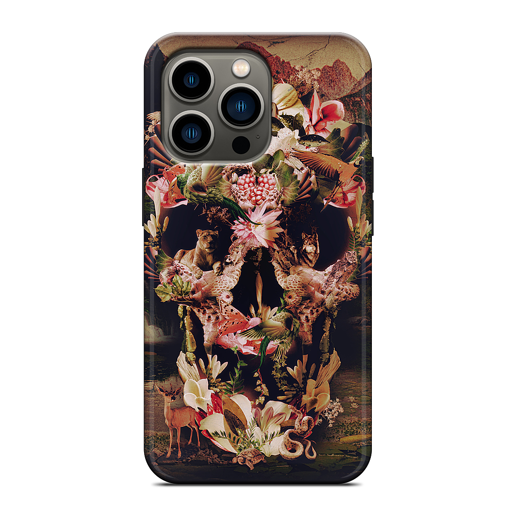 Jungle Skull iPhone Case