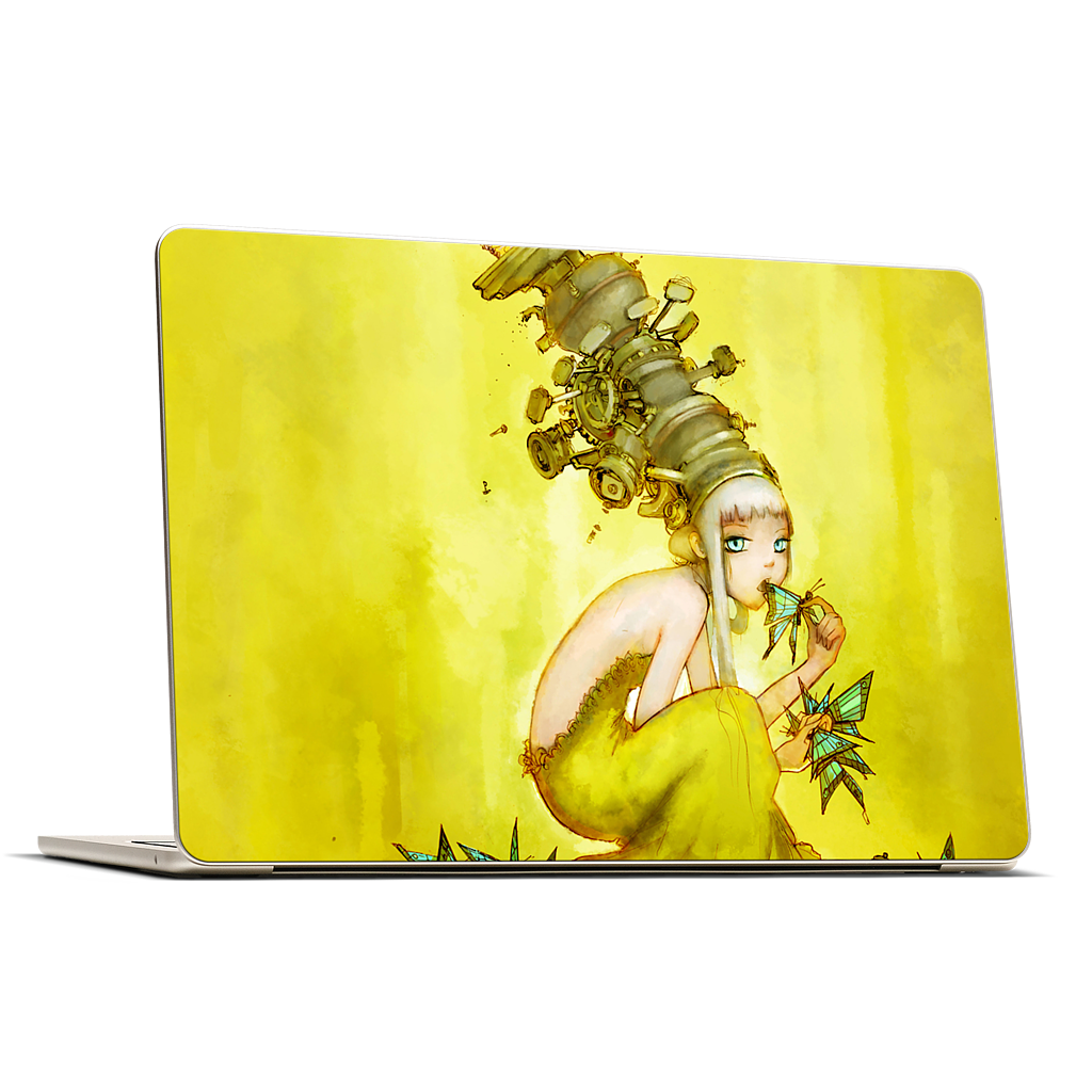 Glass Butterflies MacBook Skin