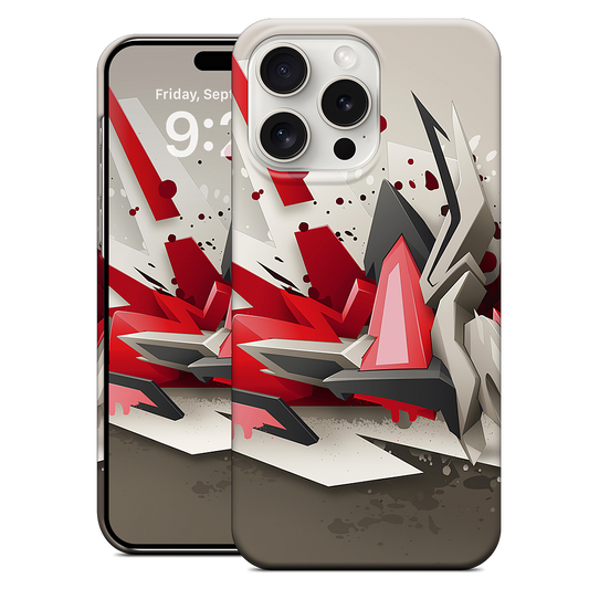 Red Metal iPhone Case