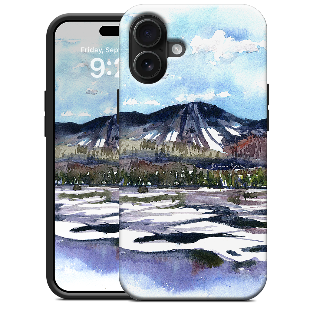 Ski Mountain iPhone Case