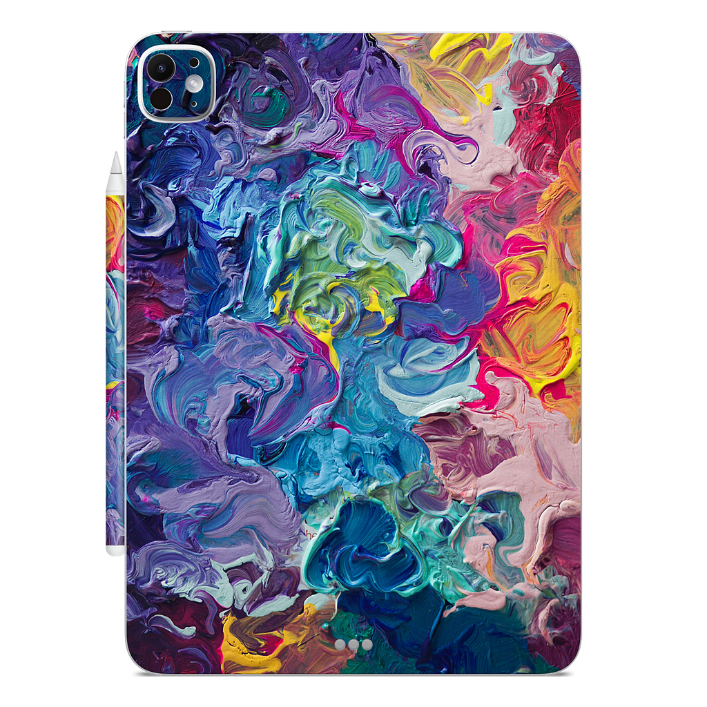 Rainbow Flow Abstract iPad Skin