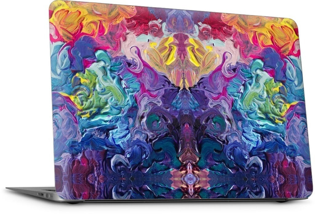 Rainbow Flow Abstract MacBook Skin