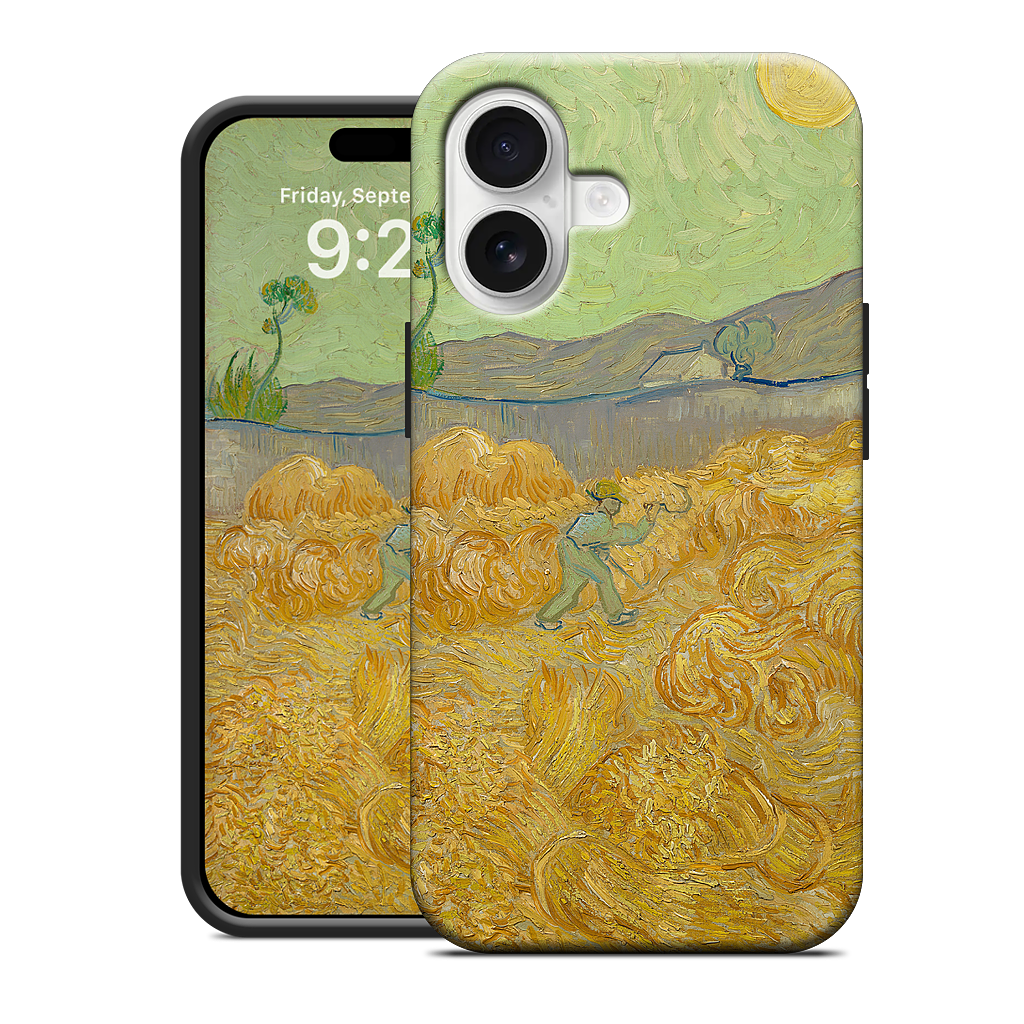 Wheatfield with a Reaper iPhone Case