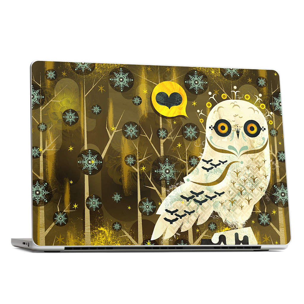 Snowy Owl MacBook Skin