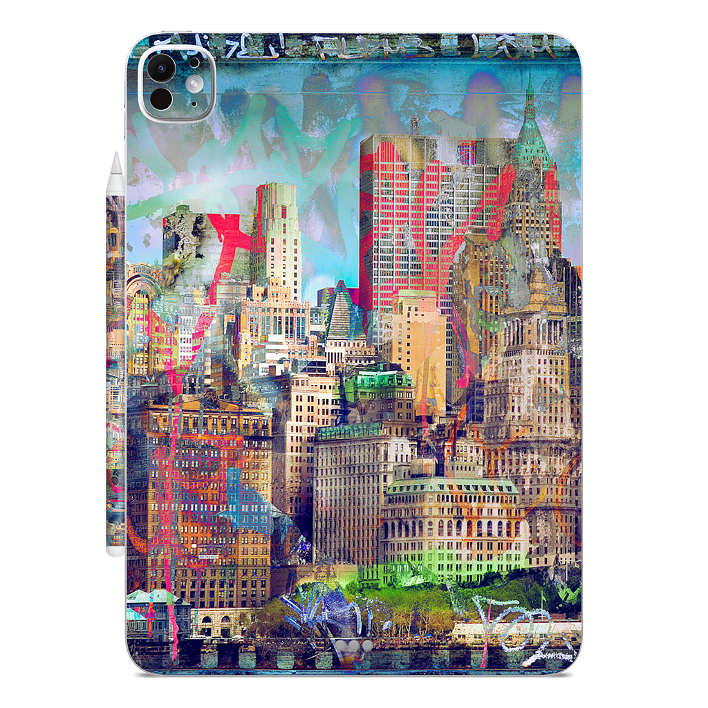 Graffiti Skyline iPad Skin