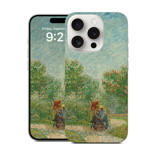 Garden with Courting Couples iPhone Skin