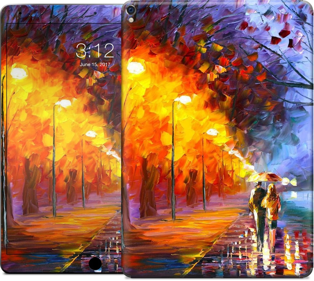 ALLEY BY THE LAKE by Leonid Afremov iPad Skin