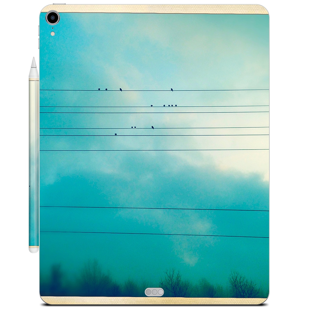 Birds on a wire iPad Skin