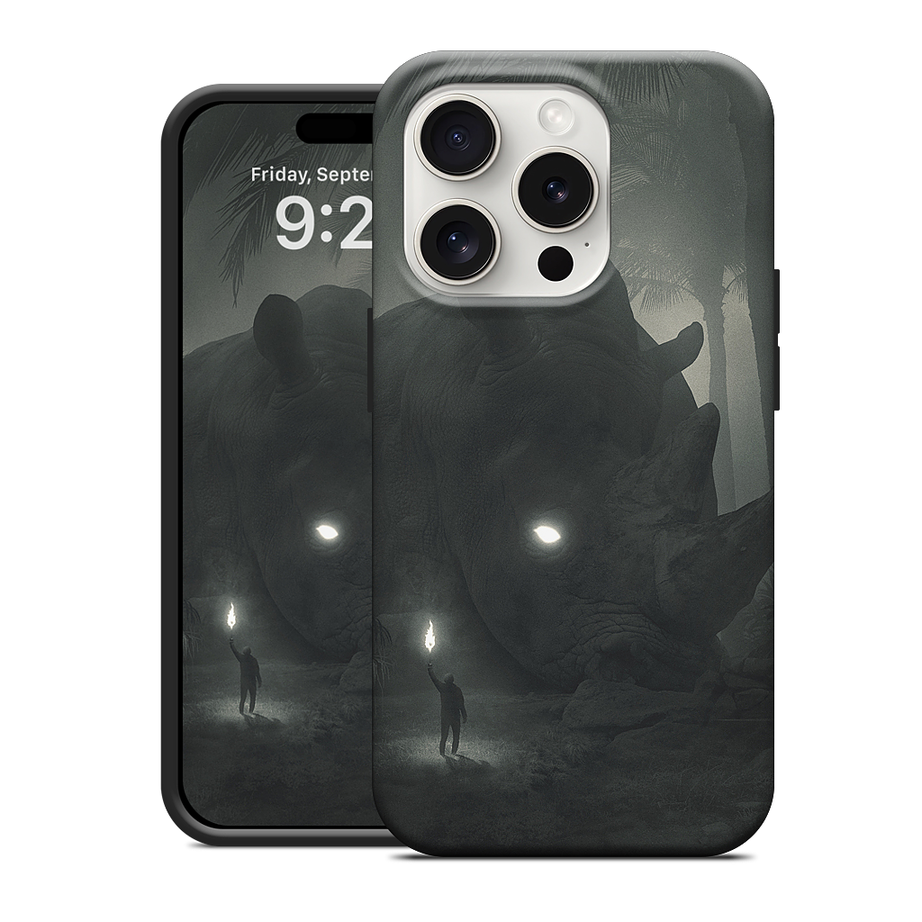 Face of Fear iPhone Case