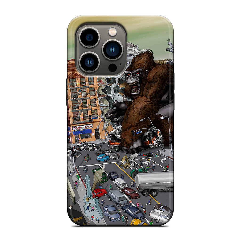 War Of The Monsters iPhone Case