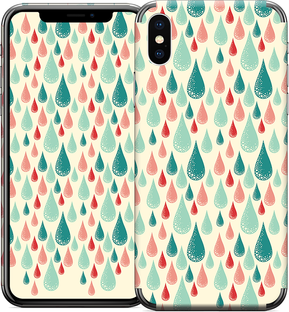 Rain Drops iPhone Skin