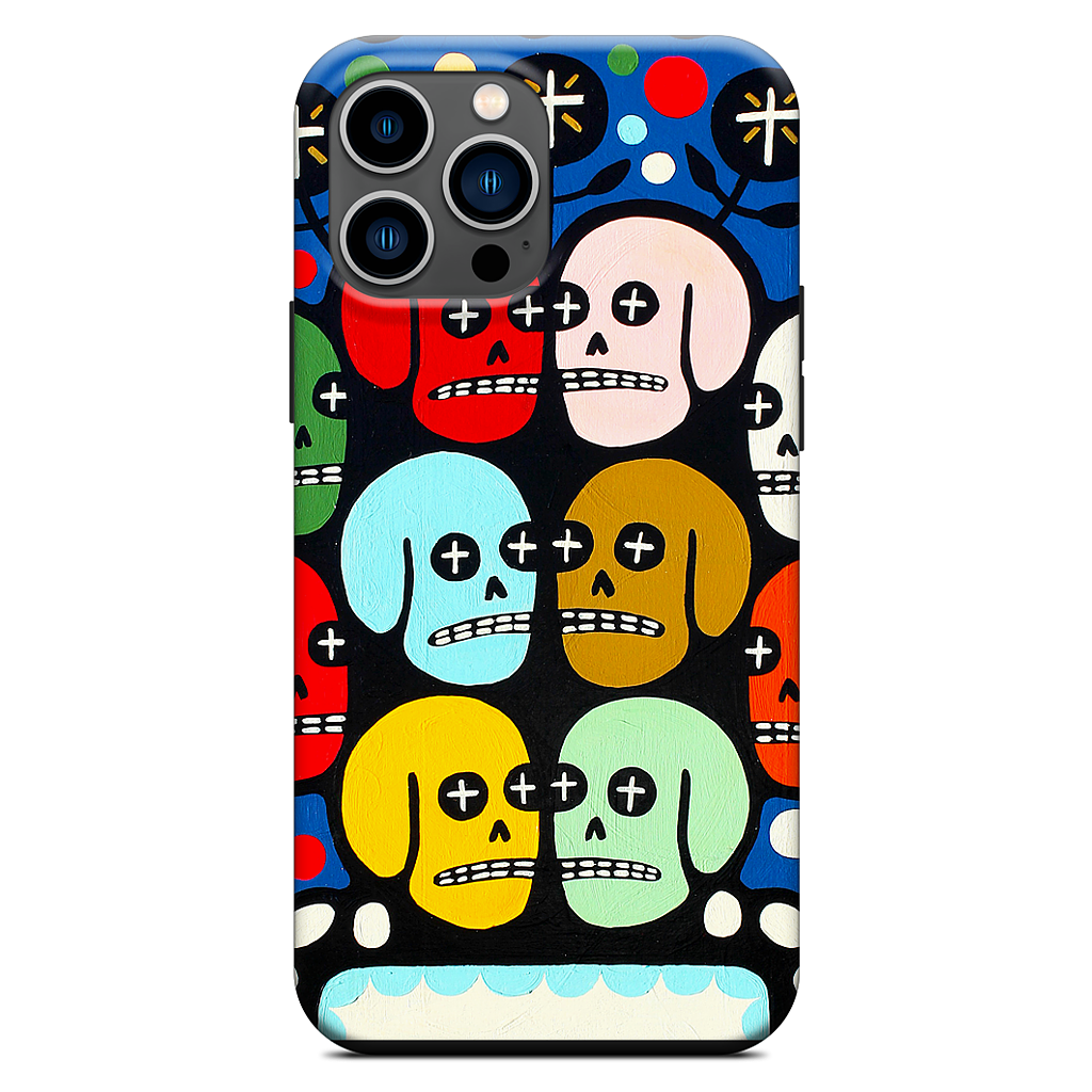 The Many Colors Of Death iPhone Case