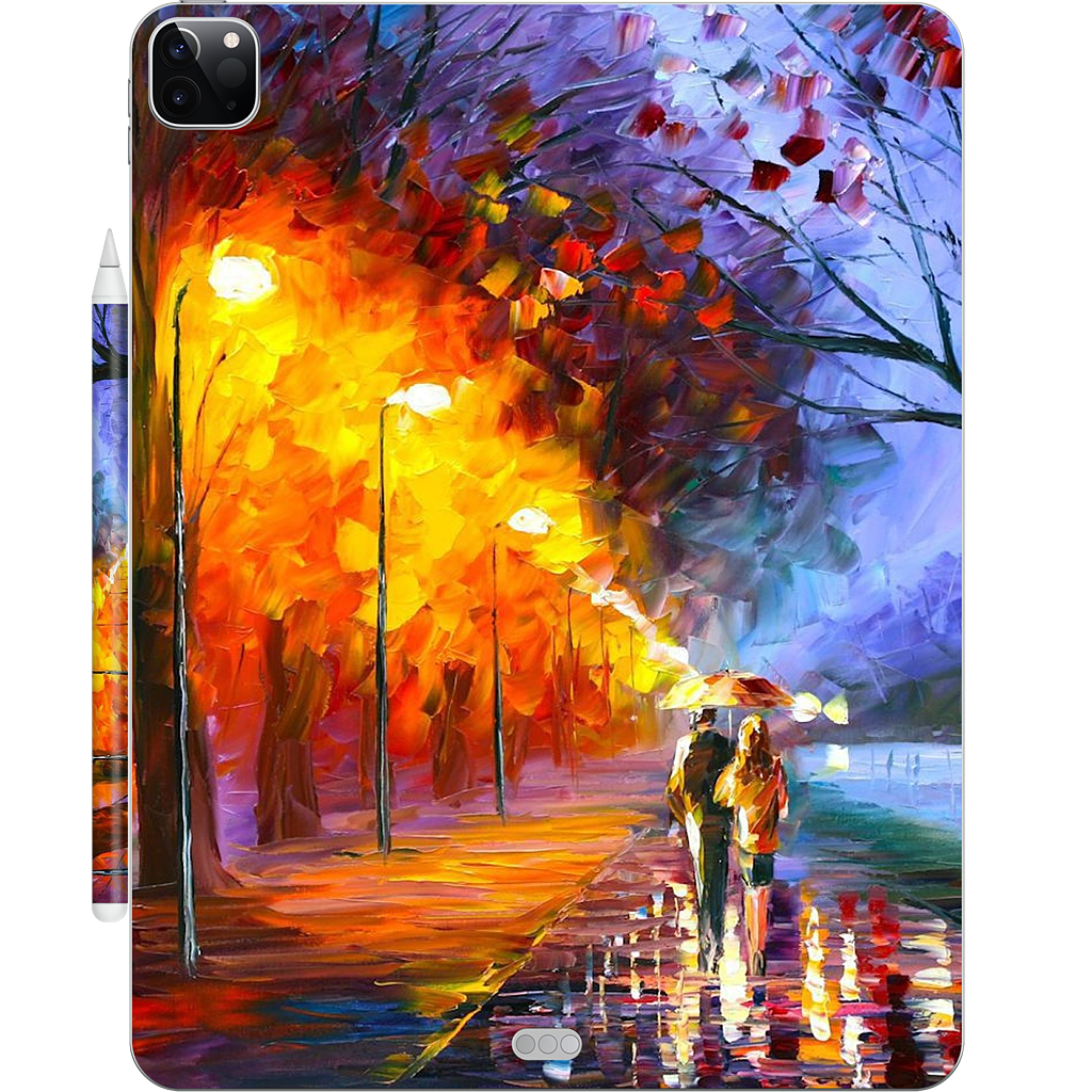 ALLEY BY THE LAKE by Leonid Afremov iPad Skin