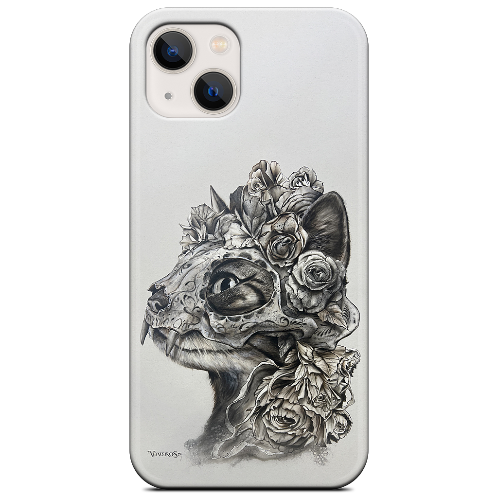 Muerte Cat iPhone Case