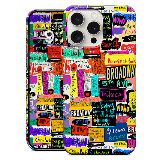 NYC Words iPhone Case