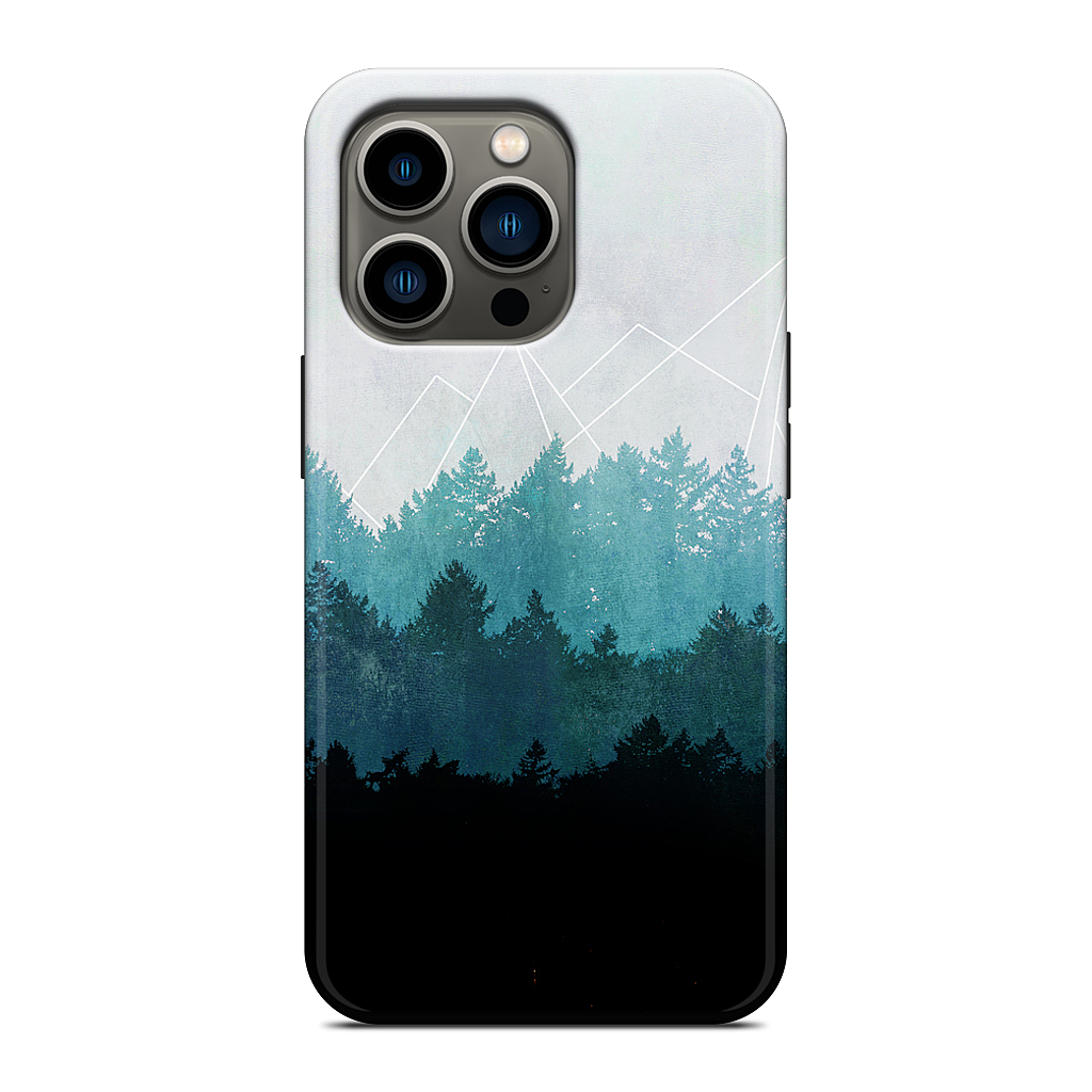 Woods Abstract iPhone Case