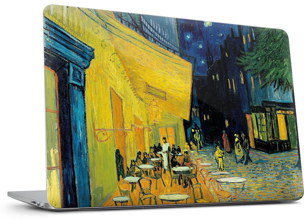 Cafe at Night MacBook Skin