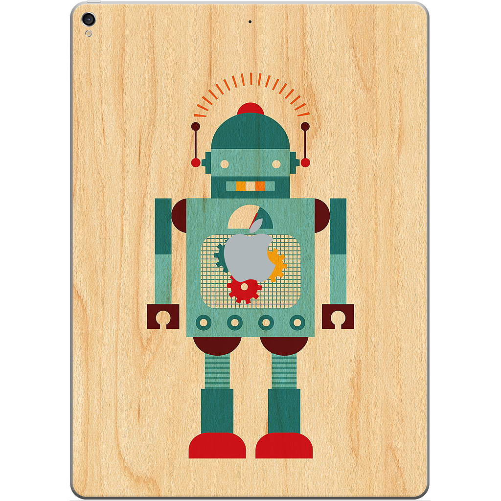 Blue Robot iPad Skin