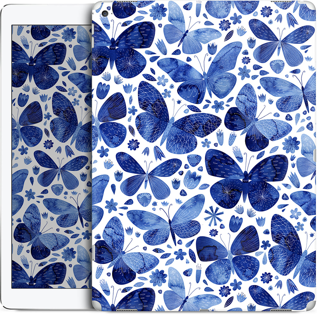 Blue Butterflies iPad Skin