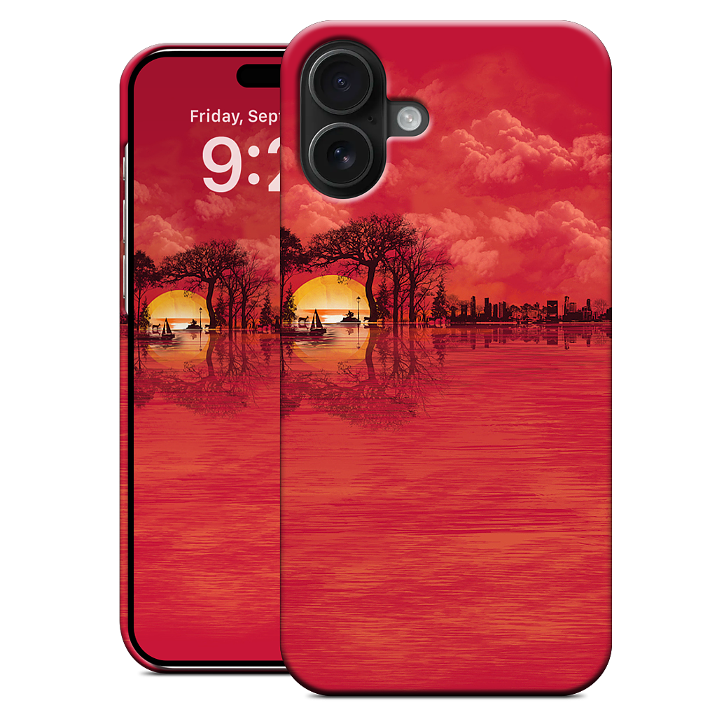 Musical Sunset iPhone Case