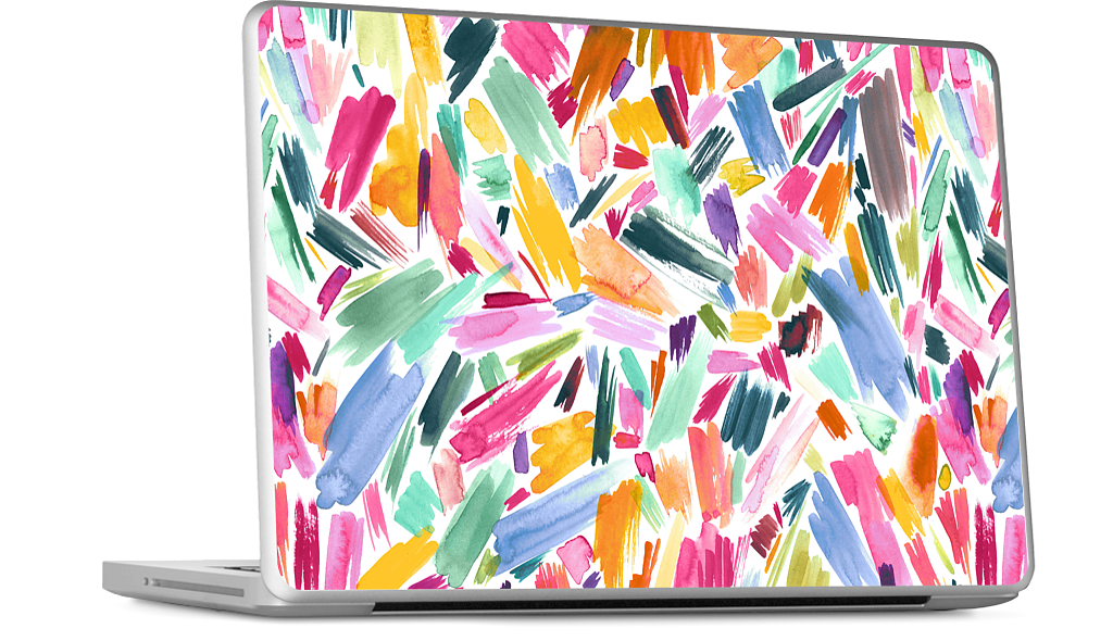 Colorful Abstract Strokes MacBook Skin