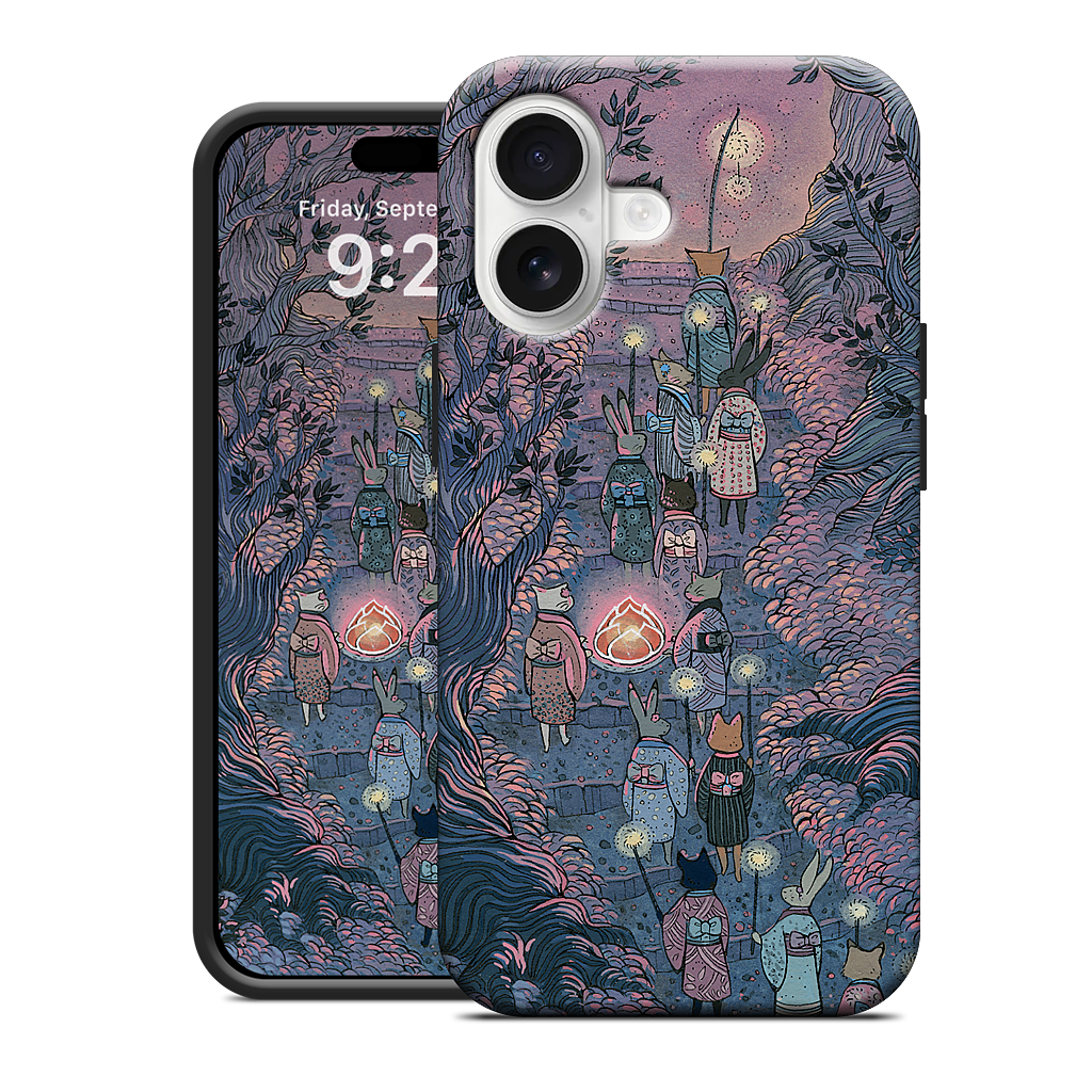 Woodland Procession iPhone Case