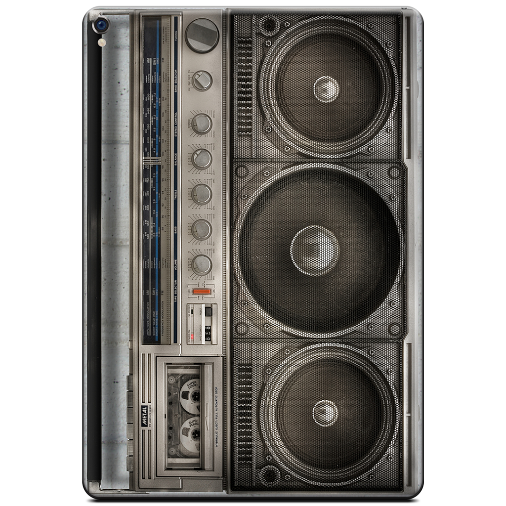 Boombox iPad Skin