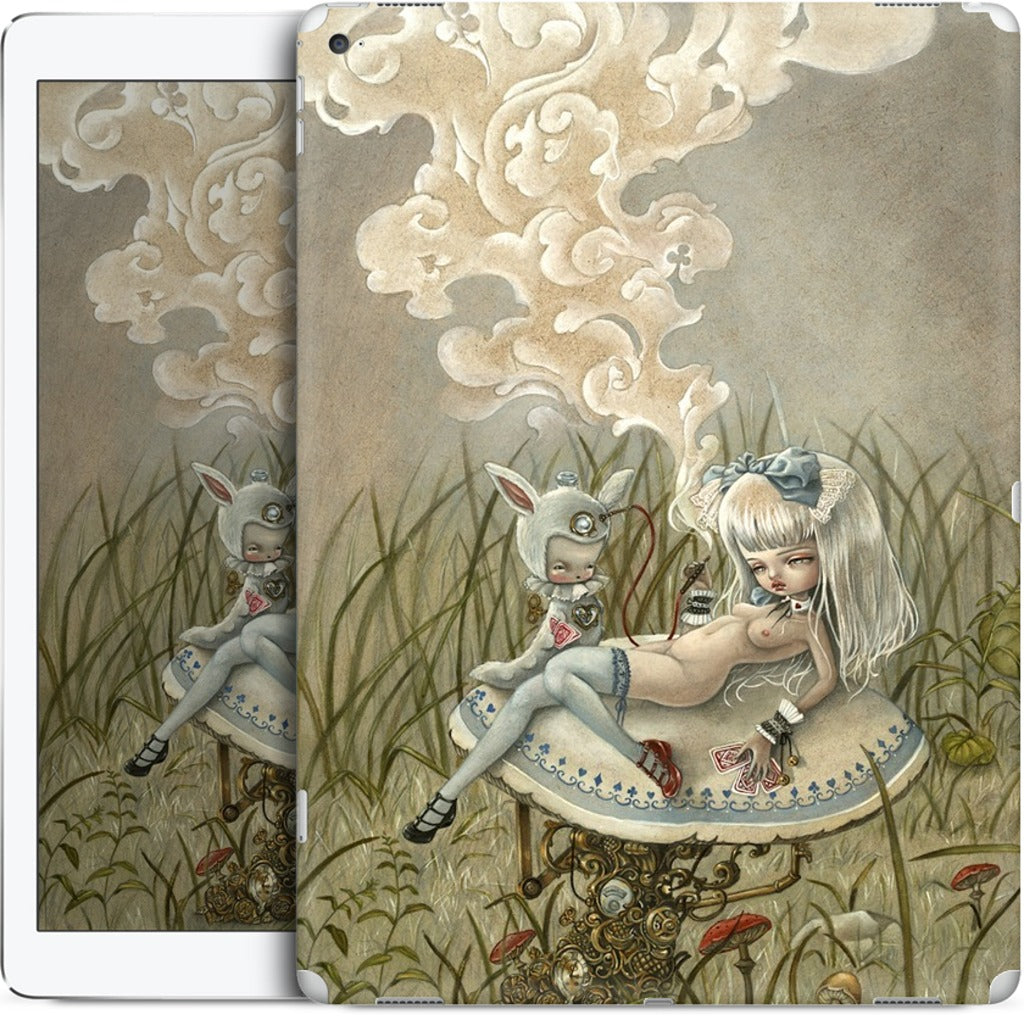 Alice and the Caterpillar iPad Skin