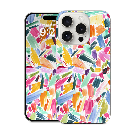 Colorful Abstract Strokes iPhone Skin