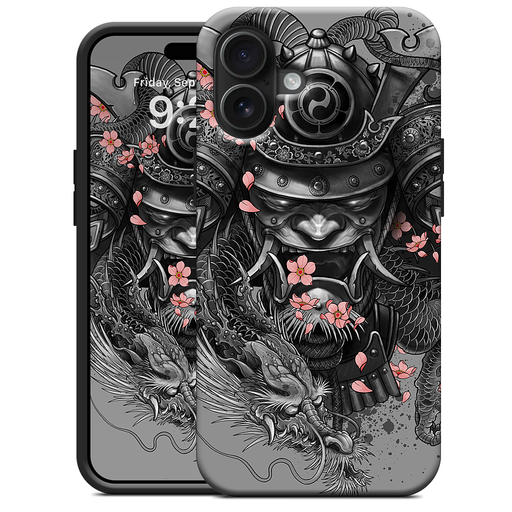 Samurai Dragon iPhone Case