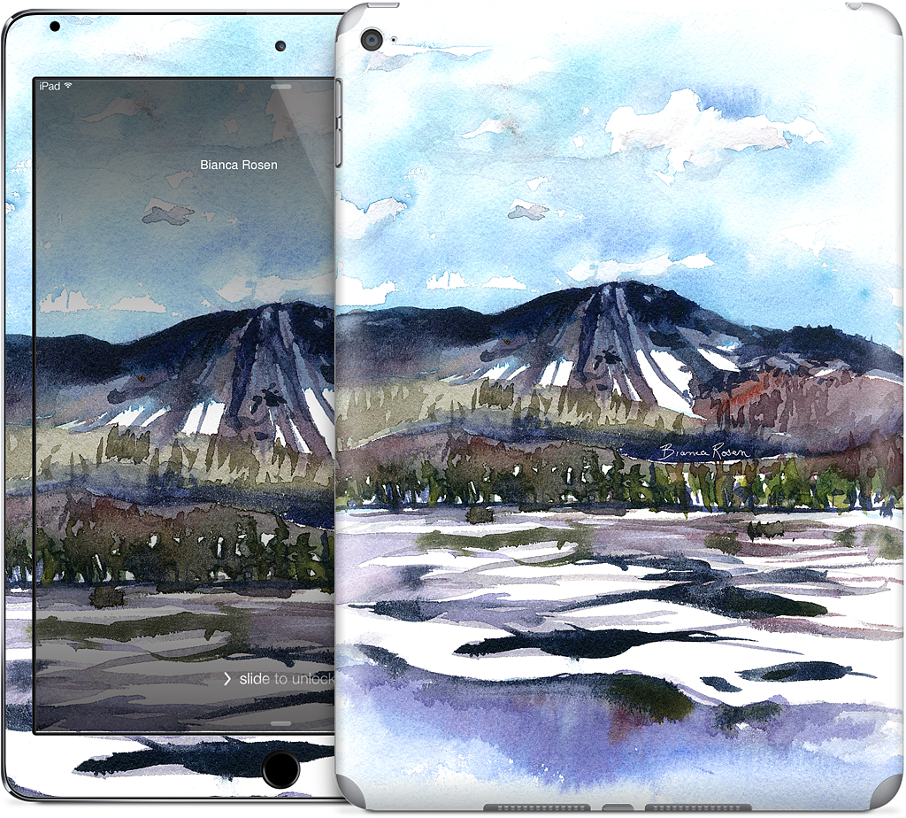 Ski Mountain iPad Skin