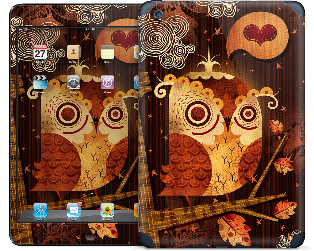 The Enamored Owl iPad Skin