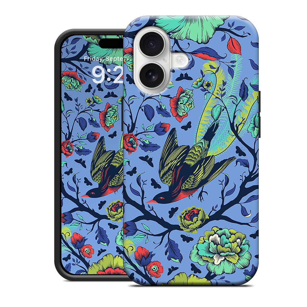 Tail Feathers Lupine iPhone Case