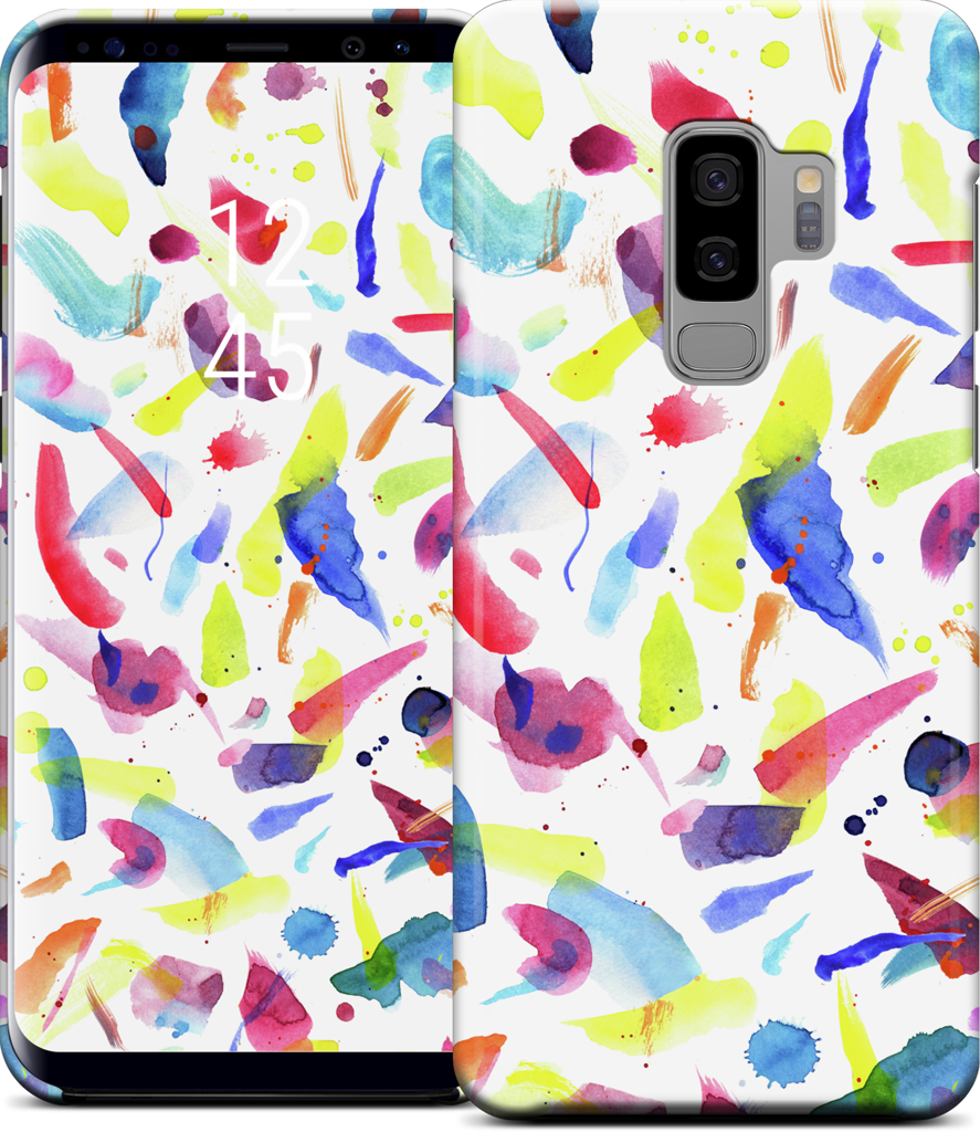 Watercolor Summer Brushstrokes Samsung Case