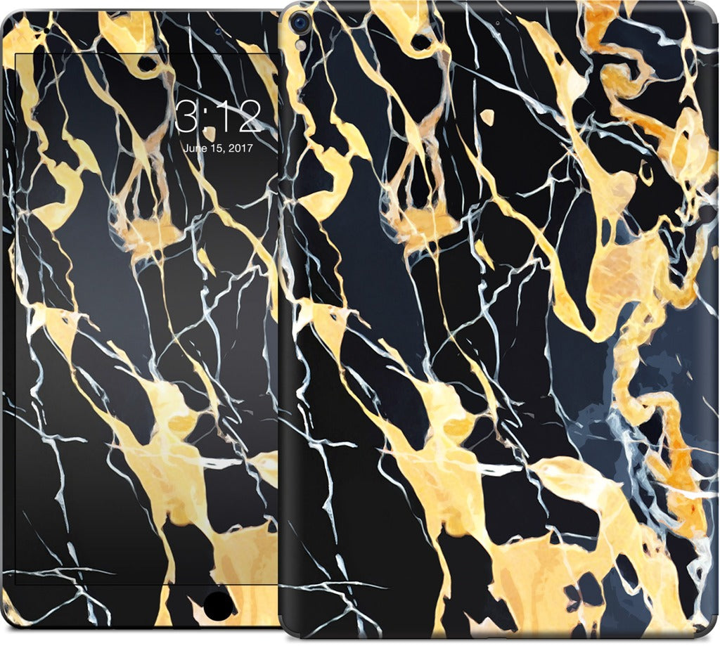 Black Marble iPad Skin