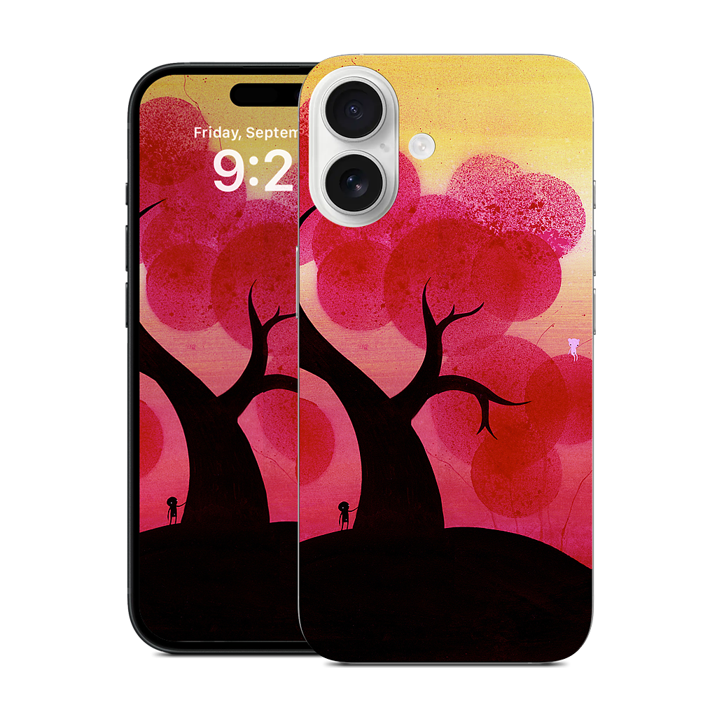 Red Blossoms iPhone Skin