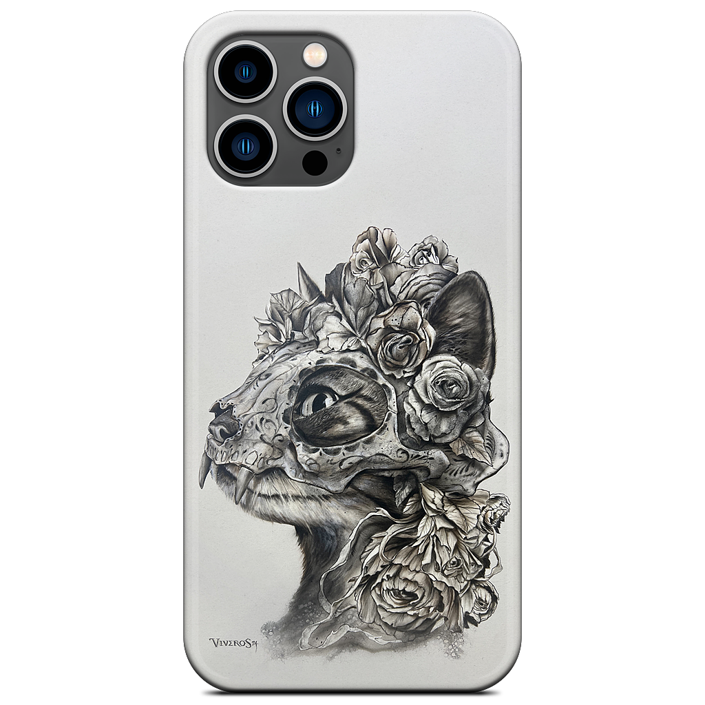 Muerte Cat iPhone Case