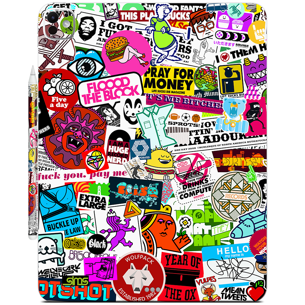 Too Much Everything iPad Skin