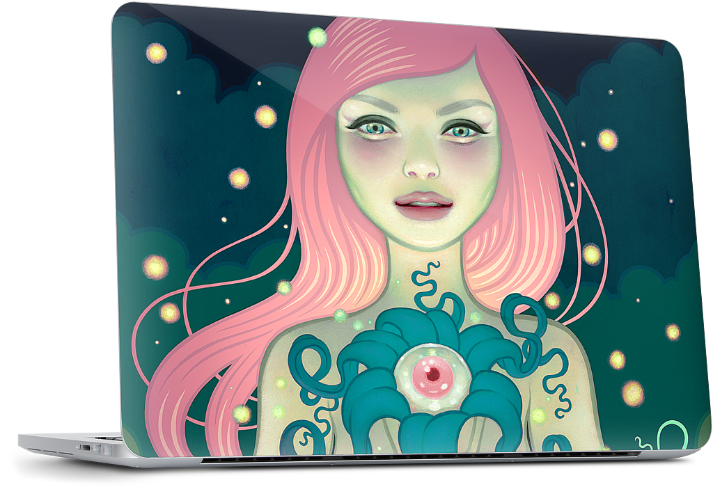 Midnight Bloom MacBook Skin