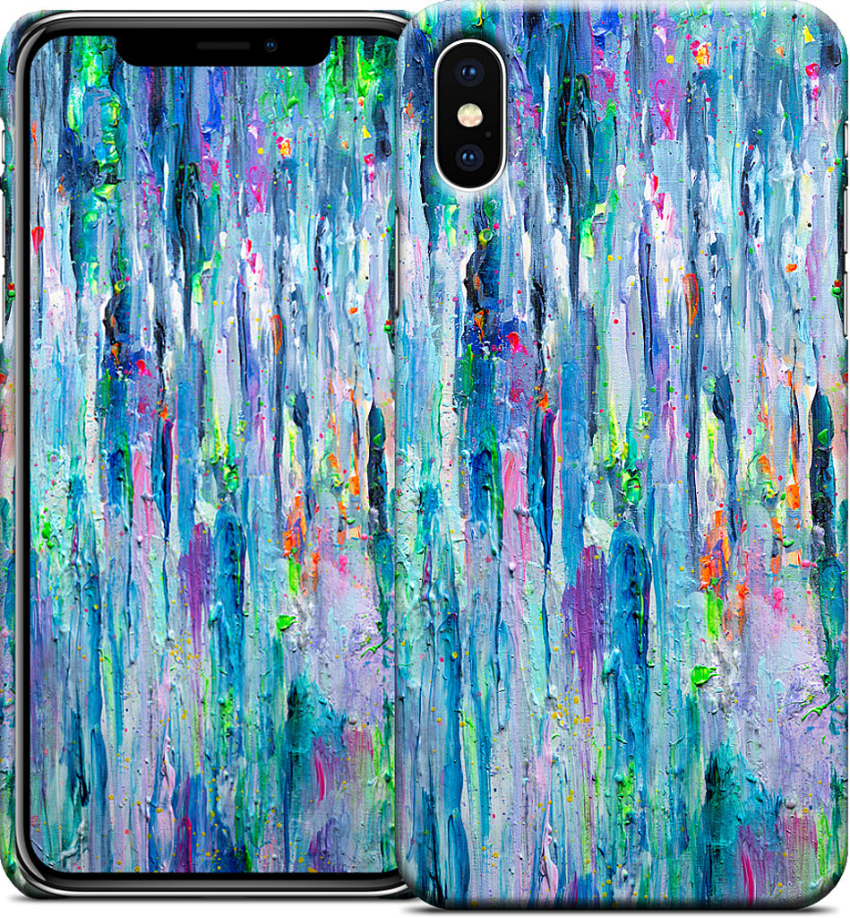 Silver Rain iPhone Case