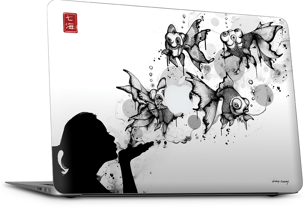 Blow Fish MacBook Skin